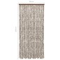 vidaXL Insektenschutz-Vorhang Taupe und Weiß 90x220 cm Chenille vidaXL Insektenschutz-Vorhang Taupe und Weiß 90x220 cm Chenille