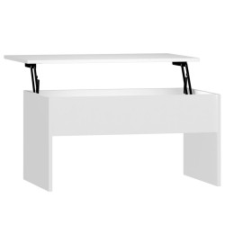 vidaXL Couchtisch Weiß 80x50,5x41,5 cm Holzwerkstoff