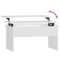 vidaXL Couchtisch Weiß 80x50,5x41,5 cm Holzwerkstoff vidaXL Couchtisch Weiß 80x50,5x41,5 cm Holzwerkstoff