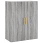 vidaXL Highboard Grau Sonoma 69,5x34x180 cm Holzwerkstoff vidaXL Highboard Grau Sonoma 69,5x34x180 cm Holzwerkstoff