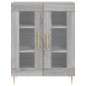 vidaXL Highboard Grau Sonoma 69,5x34x180 cm Holzwerkstoff vidaXL Highboard Grau Sonoma 69,5x34x180 cm Holzwerkstoff