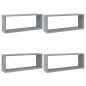 vidaXL Würfelregale 4 Stk. Grau Sonoma 60x15x23 cm Holzwerkstoff vidaXL Würfelregale 4 Stk. Grau Sonoma 60x15x23 cm Holzwerkstoff