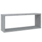vidaXL Würfelregale 4 Stk. Grau Sonoma 60x15x23 cm Holzwerkstoff vidaXL Würfelregale 4 Stk. Grau Sonoma 60x15x23 cm Holzwerkstoff