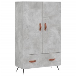 vidaXL Highboard Betongrau 69,5x31x115 cm Holzwerkstoff