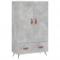vidaXL Highboard Betongrau 69,5x31x115 cm Holzwerkstoff vidaXL Highboard Betongrau 69,5x31x115 cm Holzwerkstoff