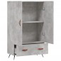 vidaXL Highboard Betongrau 69,5x31x115 cm Holzwerkstoff vidaXL Highboard Betongrau 69,5x31x115 cm Holzwerkstoff