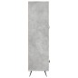 vidaXL Highboard Betongrau 69,5x31x115 cm Holzwerkstoff vidaXL Highboard Betongrau 69,5x31x115 cm Holzwerkstoff