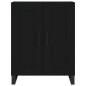 vidaXL Highboard Schwarz 69,5x34x180 cm Holzwerkstoff vidaXL Highboard Schwarz 69,5x34x180 cm Holzwerkstoff