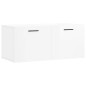 vidaXL Wandschrank Hochglanz-Weiß 80x36,5x35 cm Holzwerkstoff vidaXL Wandschrank Hochglanz-Weiß 80x36,5x35 cm Holzwerkstoff