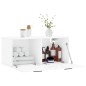 vidaXL Wandschrank Hochglanz-Weiß 80x36,5x35 cm Holzwerkstoff vidaXL Wandschrank Hochglanz-Weiß 80x36,5x35 cm Holzwerkstoff