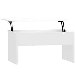 vidaXL Couchtisch Hochglanz-Weiß 80x50,5x41,5 cm Holzwerkstoff