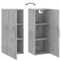 vidaXL Wandschrank Betongrau 34,5x34x90 cm vidaXL Wandschrank Betongrau 34,5x34x90 cm