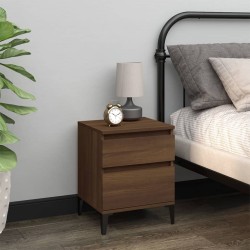 vidaXL Nachttisch Braun Eichen-Optik 40x35x50 cm