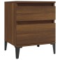 vidaXL Nachttisch Braun Eichen-Optik 40x35x50 cm vidaXL Nachttisch Braun Eichen-Optik 40x35x50 cm