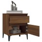 vidaXL Nachttisch Braun Eichen-Optik 40x35x50 cm vidaXL Nachttisch Braun Eichen-Optik 40x35x50 cm