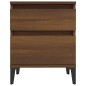 vidaXL Nachttisch Braun Eichen-Optik 40x35x50 cm vidaXL Nachttisch Braun Eichen-Optik 40x35x50 cm