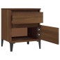 vidaXL Nachttisch Braun Eichen-Optik 40x35x50 cm vidaXL Nachttisch Braun Eichen-Optik 40x35x50 cm