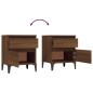 vidaXL Nachttisch Braun Eichen-Optik 40x35x50 cm vidaXL Nachttisch Braun Eichen-Optik 40x35x50 cm