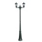 vidaXL Gartenlaterne 2-flammig 215 cm Dunkelgrün/Schwarz Aluminium vidaXL Gartenlaterne 2-flammig 215 cm Dunkelgrün/Schwarz Aluminium
