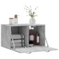 vidaXL Wandschrank Betongrau 60x36,5x35 cm Holzwerkstoff vidaXL Wandschrank Betongrau 60x36,5x35 cm Holzwerkstoff