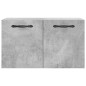 vidaXL Wandschrank Betongrau 60x36,5x35 cm Holzwerkstoff vidaXL Wandschrank Betongrau 60x36,5x35 cm Holzwerkstoff