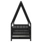 vidaXL Kinderbett Schwarz 70x140 cm Massivholz Kiefer vidaXL Kinderbett Schwarz 70x140 cm Massivholz Kiefer