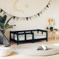 vidaXL Kinderbett Schwarz 70x140 cm Massivholz Kiefer vidaXL Kinderbett Schwarz 70x140 cm Massivholz Kiefer