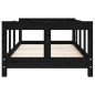 vidaXL Kinderbett Schwarz 70x140 cm Massivholz Kiefer vidaXL Kinderbett Schwarz 70x140 cm Massivholz Kiefer
