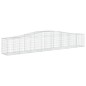 vidaXL Gabionen mit Hochbogen 5 Stk. 400x50x60/80cm Verzinktes Eisen vidaXL Gabionen mit Hochbogen 5 Stk. 400x50x60/80cm Verzinktes Eisen