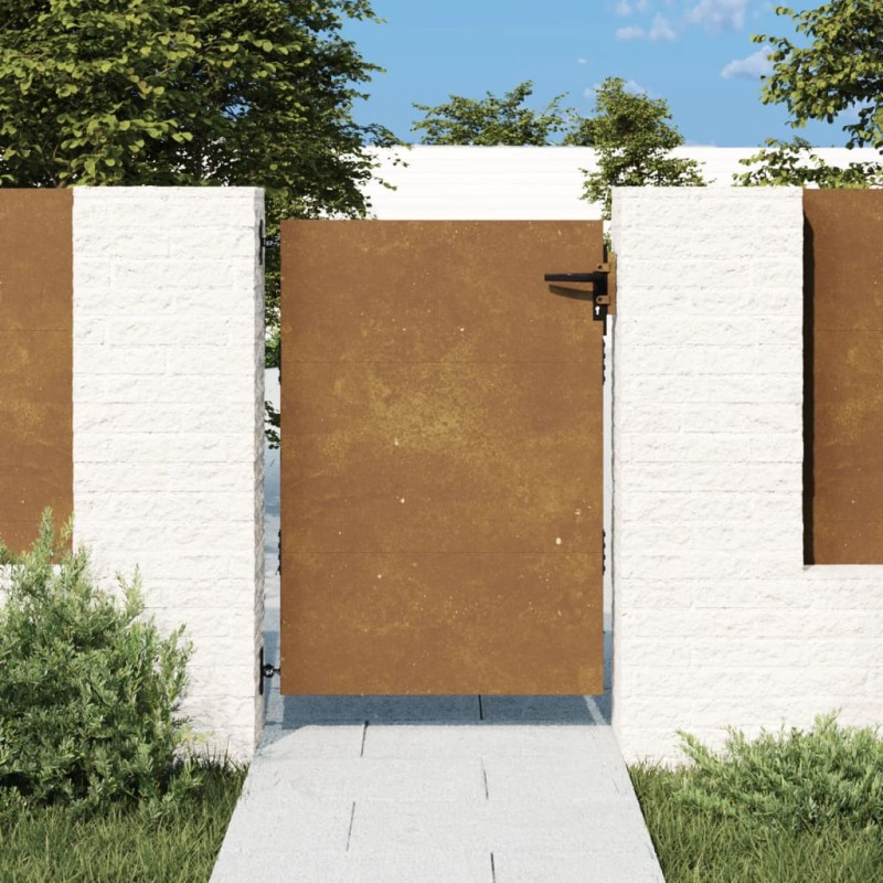 vidaXL Gartentor 85x125 cm Cortenstahl vidaXL Gartentor 85x125 cm Cortenstahl