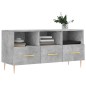 vidaXL TV-Schrank Betongrau 102x36x50 cm Holzwerkstoff vidaXL TV-Schrank Betongrau 102x36x50 cm Holzwerkstoff