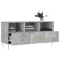 vidaXL TV-Schrank Betongrau 102x36x50 cm Holzwerkstoff vidaXL TV-Schrank Betongrau 102x36x50 cm Holzwerkstoff