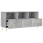 vidaXL TV-Schrank Betongrau 102x36x50 cm Holzwerkstoff vidaXL TV-Schrank Betongrau 102x36x50 cm Holzwerkstoff