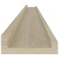 vidaXL Wandregale 4 Stk. Sonoma-Eiche 115x9x3 cm vidaXL Wandregale 4 Stk. Sonoma-Eiche 115x9x3 cm