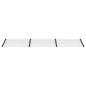 vidaXL Türvordach Schwarz und Transparent 358,5x90 cm Polycarbonat vidaXL Türvordach Schwarz und Transparent 358,5x90 cm Polycarbonat