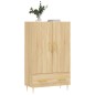 vidaXL Highboard Sonoma-Eiche 69,5x31x115 cm Holzwerkstoff vidaXL Highboard Sonoma-Eiche 69,5x31x115 cm Holzwerkstoff