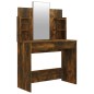 vidaXL Schminktisch mit Spiegel Räuchereiche 96x40x142 cm vidaXL Schminktisch mit Spiegel Räuchereiche 96x40x142 cm