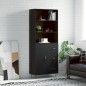 vidaXL Highboard Schwarz 69,5x34x180 cm Holzwerkstoff vidaXL Highboard Schwarz 69,5x34x180 cm Holzwerkstoff