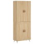 vidaXL Highboard Sonoma-Eiche 69,5x34x180 cm Holzwerkstoff vidaXL Highboard Sonoma-Eiche 69,5x34x180 cm Holzwerkstoff