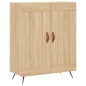 vidaXL Highboard Sonoma-Eiche 69,5x34x180 cm Holzwerkstoff vidaXL Highboard Sonoma-Eiche 69,5x34x180 cm Holzwerkstoff