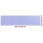 vidaXL Balkon-Sichtschutz Blau und Weiß 120x500 cm HDPE vidaXL Balkon-Sichtschutz Blau und Weiß 120x500 cm HDPE
