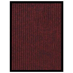 vidaXL Fußmatte Rot Gestreift 40x60 cm