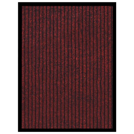 vidaXL Fußmatte Rot Gestreift 40x60 cm