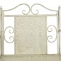 vidaXL 2-Sitzer-Gartenbank 161 cm Stahl Weiß vidaXL 2-Sitzer-Gartenbank 161 cm Stahl Weiß
