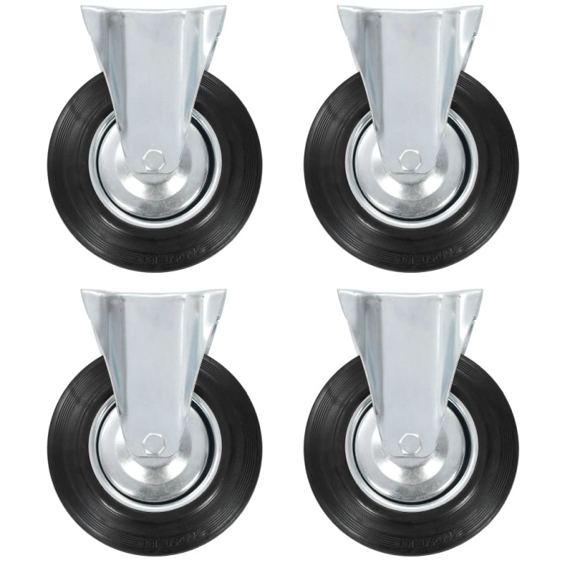 vidaXL Bockrollen 4 Stk. 200 mm vidaXL Bockrollen 4 Stk. 200 mm