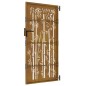 vidaXL Gartentor 85x200 cm Cortenstahl Bambus-Design vidaXL Gartentor 85x200 cm Cortenstahl Bambus-Design