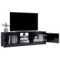 vidaXL TV-Schrank Hochglanz-Schwarz 120×30×35,5 cm Holzwerkstoff vidaXL TV-Schrank Hochglanz-Schwarz 120×30×35,5 cm Holzwerkstoff