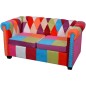 2-tlg. Chesterfield-Sofa-Set Stoff 2-tlg. Chesterfield-Sofa-Set Stoff