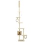 vidaXL Katzen-Kratzbaum mit Sisal-Kratzsäulen 260 cm Beige vidaXL Katzen-Kratzbaum mit Sisal-Kratzsäulen 260 cm Beige