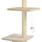 vidaXL Katzen-Kratzbaum mit Sisal-Kratzsäulen 260 cm Beige vidaXL Katzen-Kratzbaum mit Sisal-Kratzsäulen 260 cm Beige